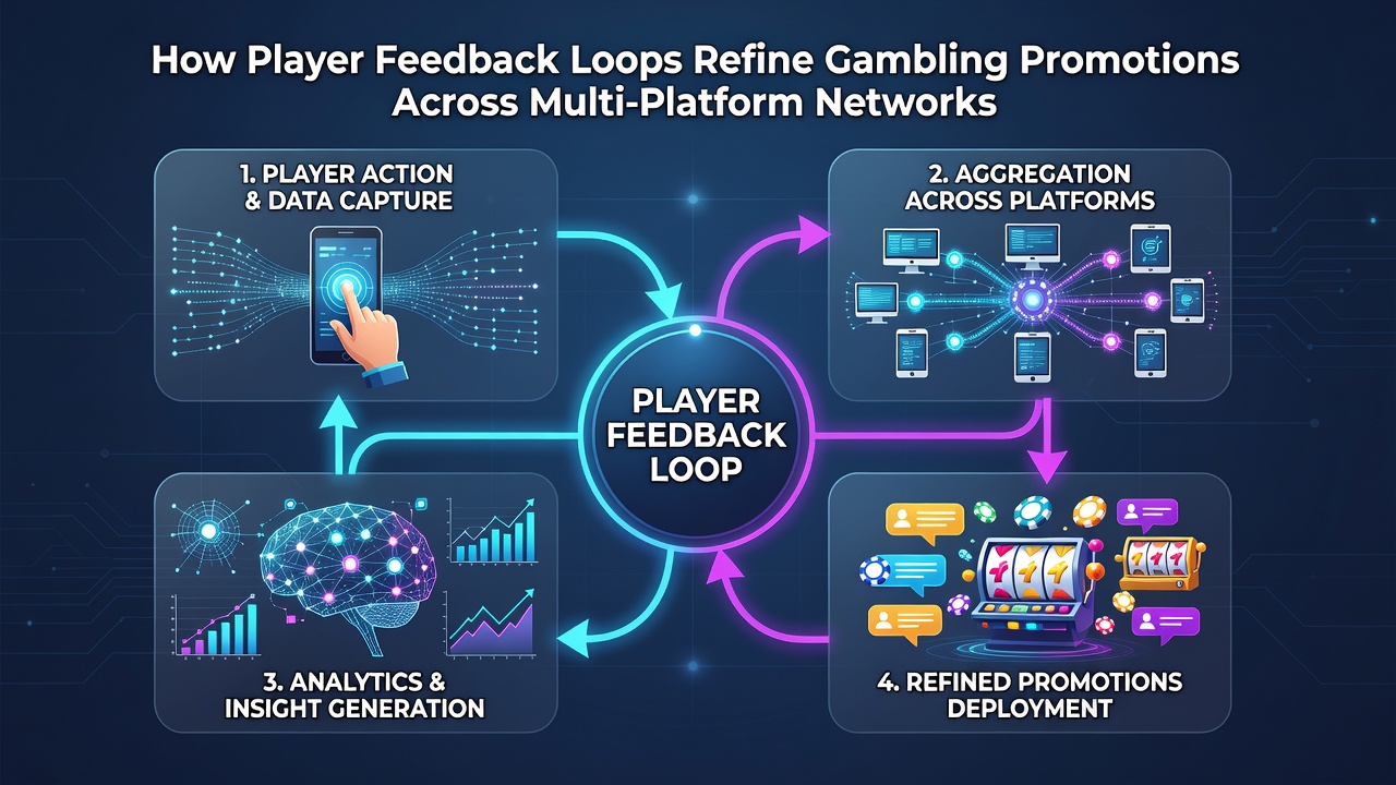 Darstellung von Feedback-Schleifen bei der Verfeinerung von Casino-Promotions über verschiedene Plattformen hinweg