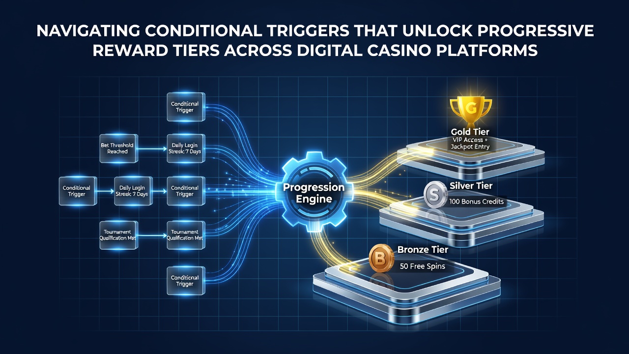 Darstellung der Navigation durch bedingte Trigger in Casino-Belohnungssystemen